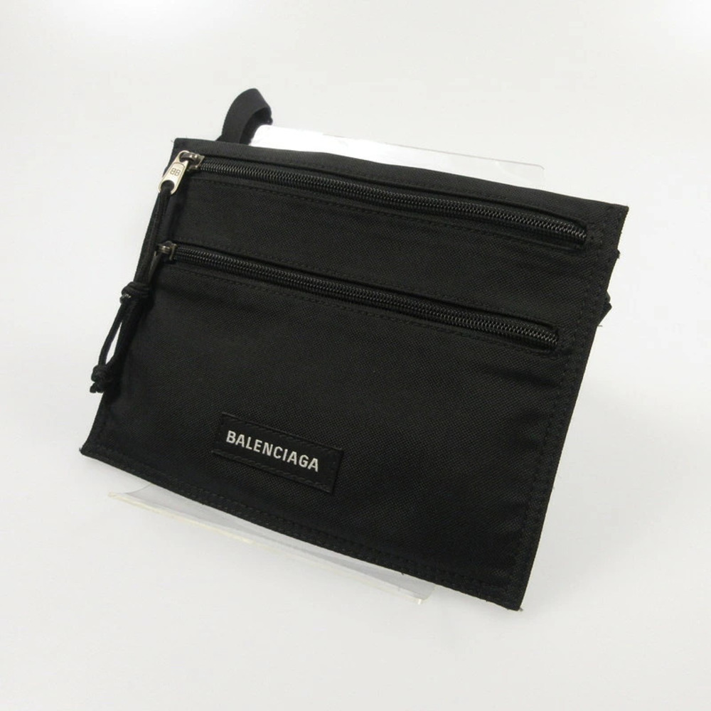 Balenciaga EXPLORER POUCH Bag Black